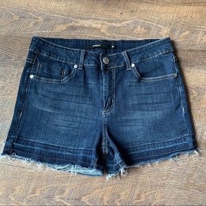 Harper Released Hem Denim Shorts